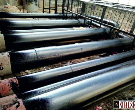 Boru kəmərlərinin keçdiyi yeraltı tuneldə drenaj sisteminin quraşdırılması
